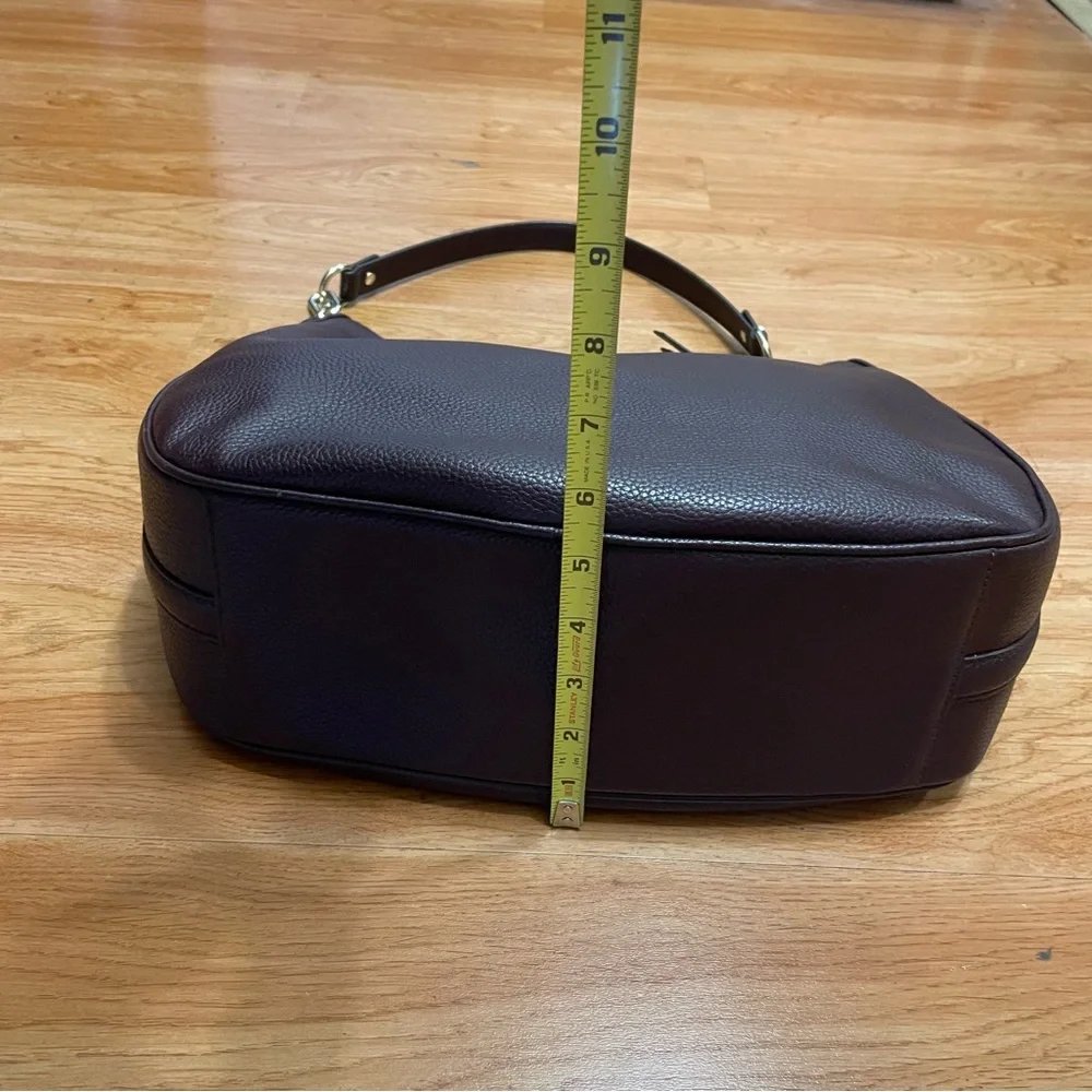 Kate Spade Mulberry Street Vivian Shoulder Bag Leather Blackberry Preserves - Picture 4 of 10